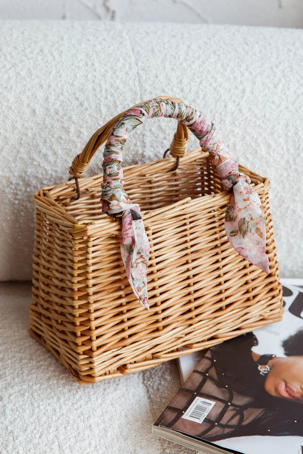 Maddie Twilly Scarf Floral Pink