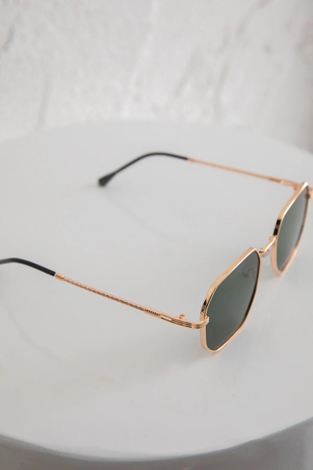 Sahara Aviator Sunglasses Dark Green