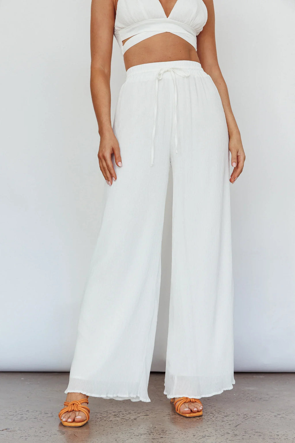 Cove Elasticated Pants Ivory