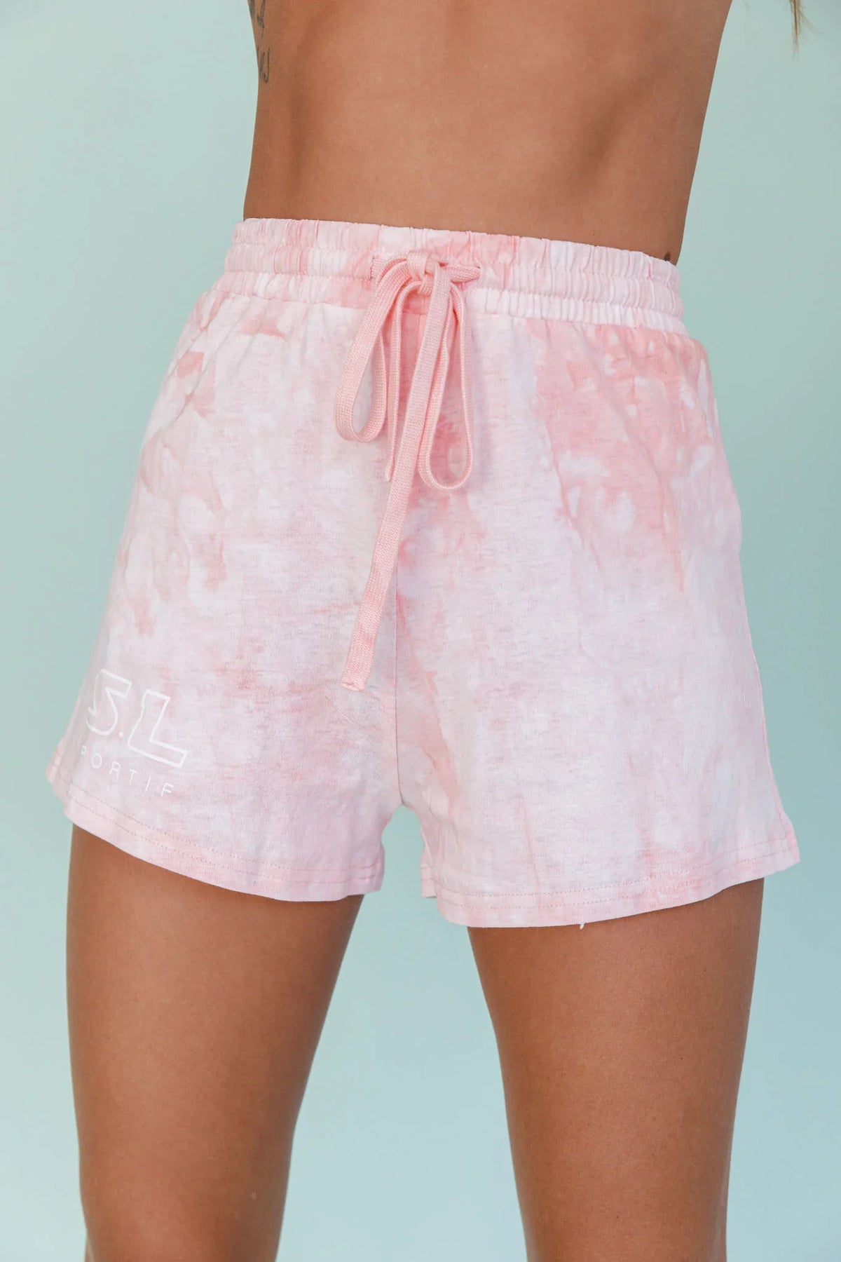 Cruise Control Tie Dye Shorts Pink