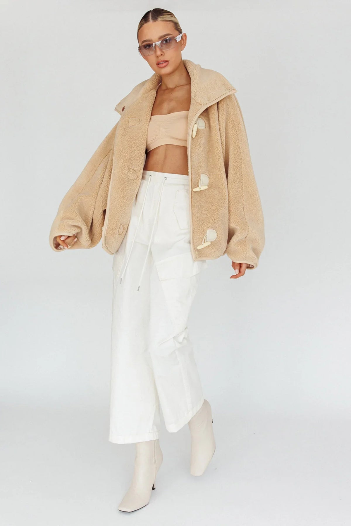 Cambra Toggle Jacket Cream