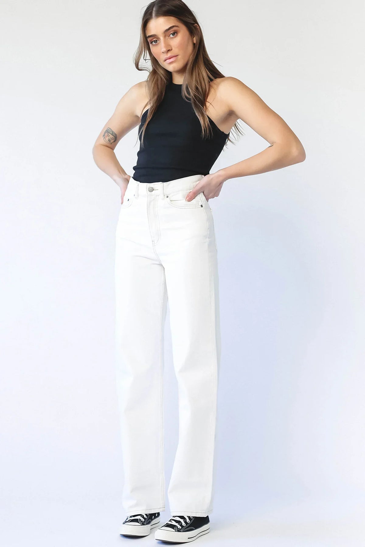 DR DENIM Echo Jeans Light Ecru