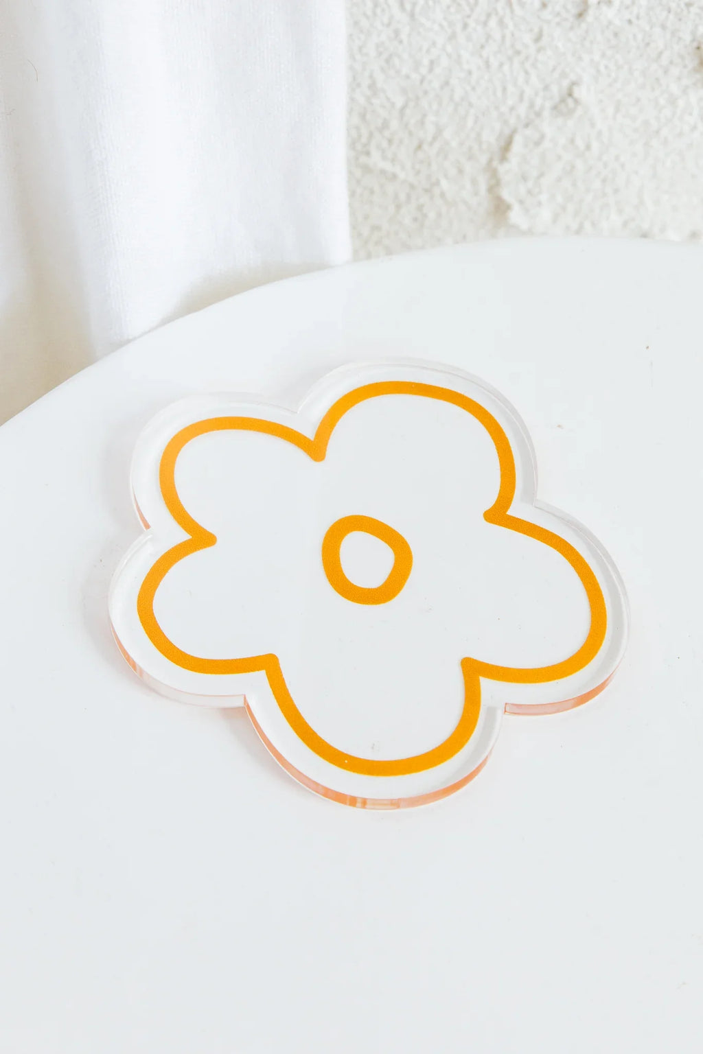 Flower Feeling 4pc Acrylic Coaster Set