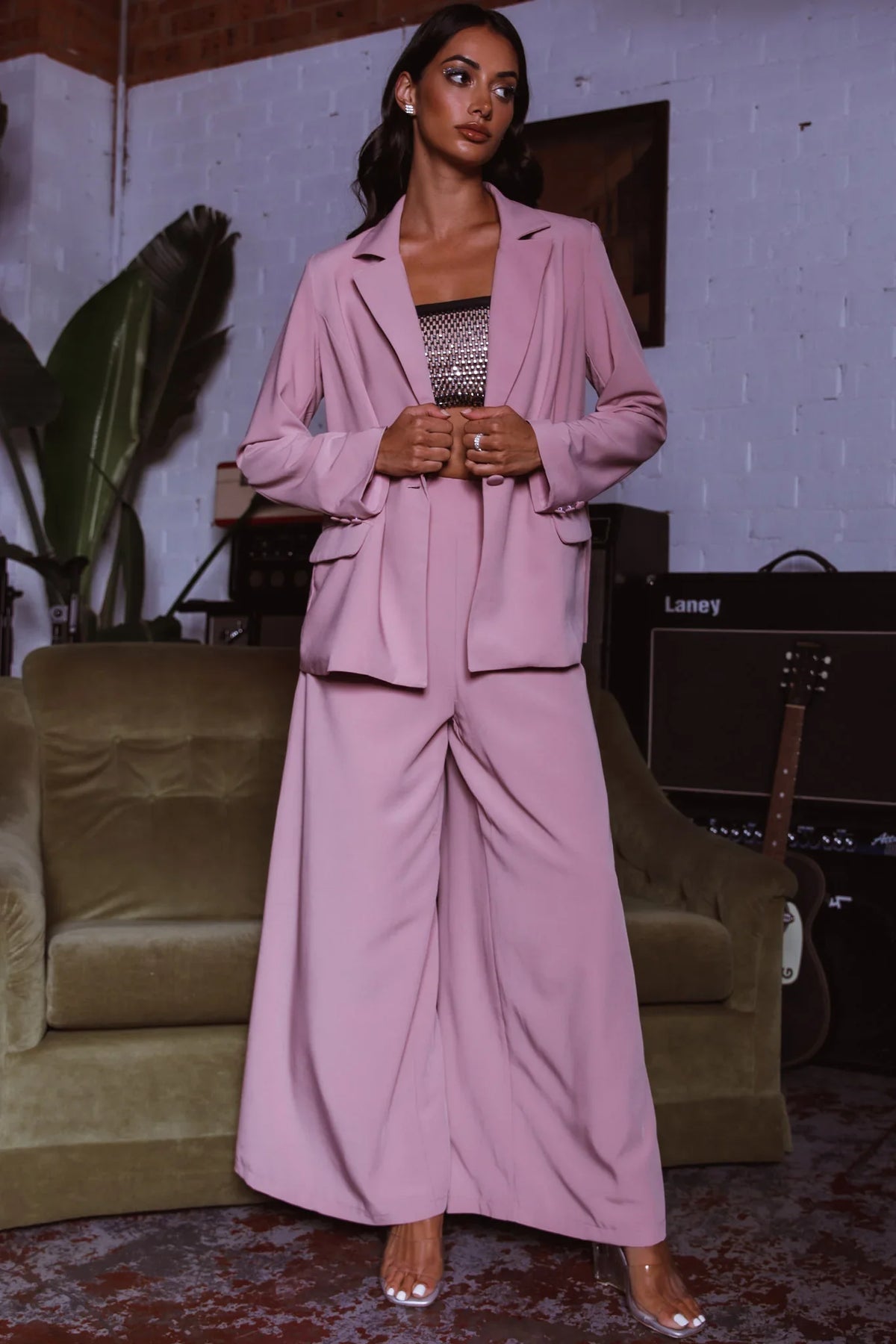 Vous Etes Belle Blazer Blush