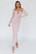 Samantha Pearl Detailing Midi Dress Blush