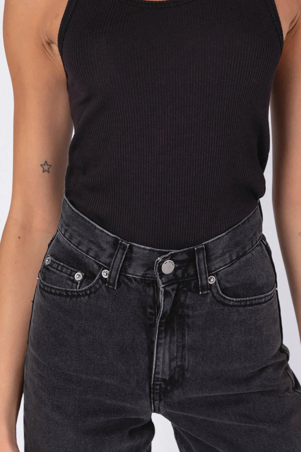 DR DENIM Echo Jeans Concrete Black