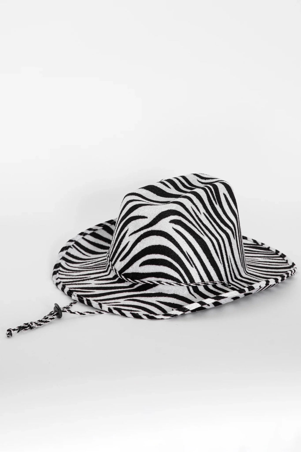 Zebra Print Cowboy Hat
