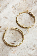 Missie Large Hoop Earrings Gold