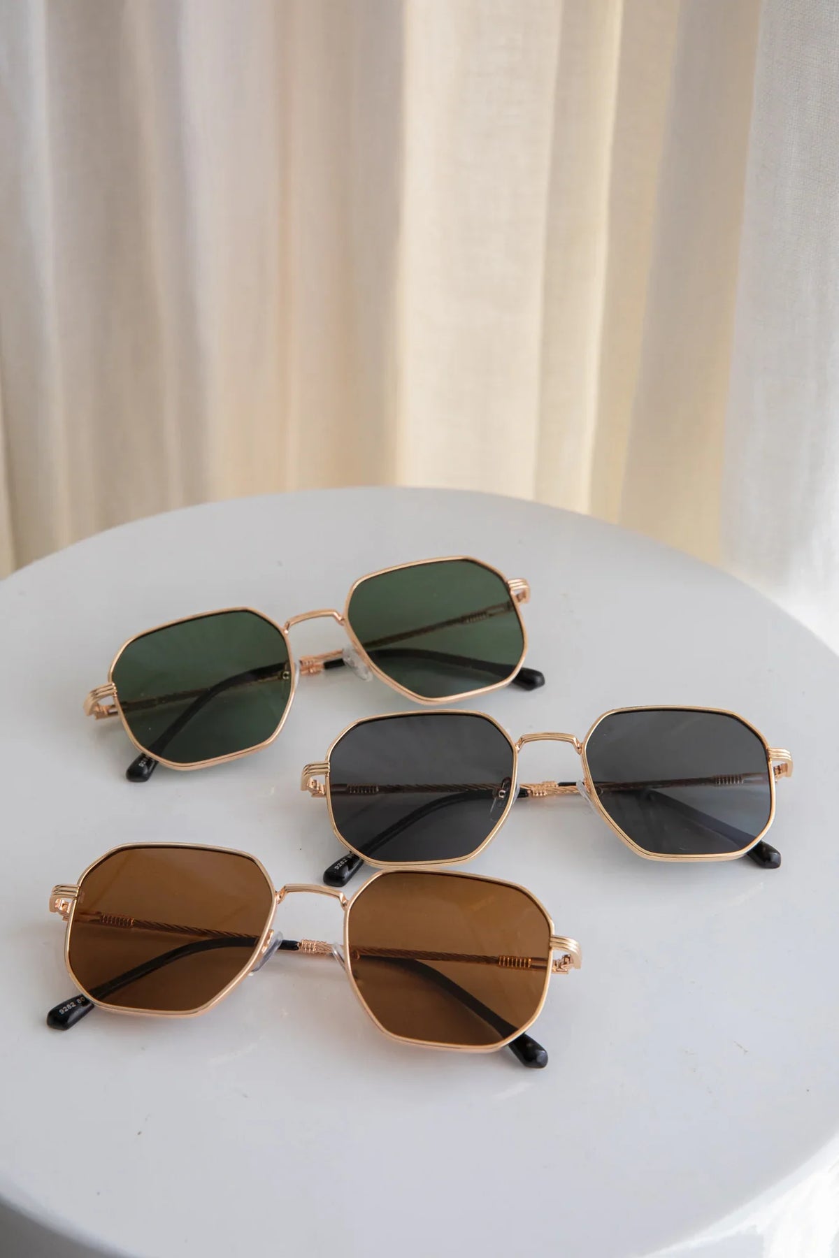 Sahara Aviator Sunglasses Dark Green