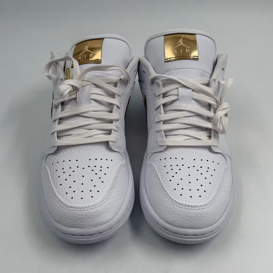 Air Jordan 1 Low White Metallic Gold (Women's)