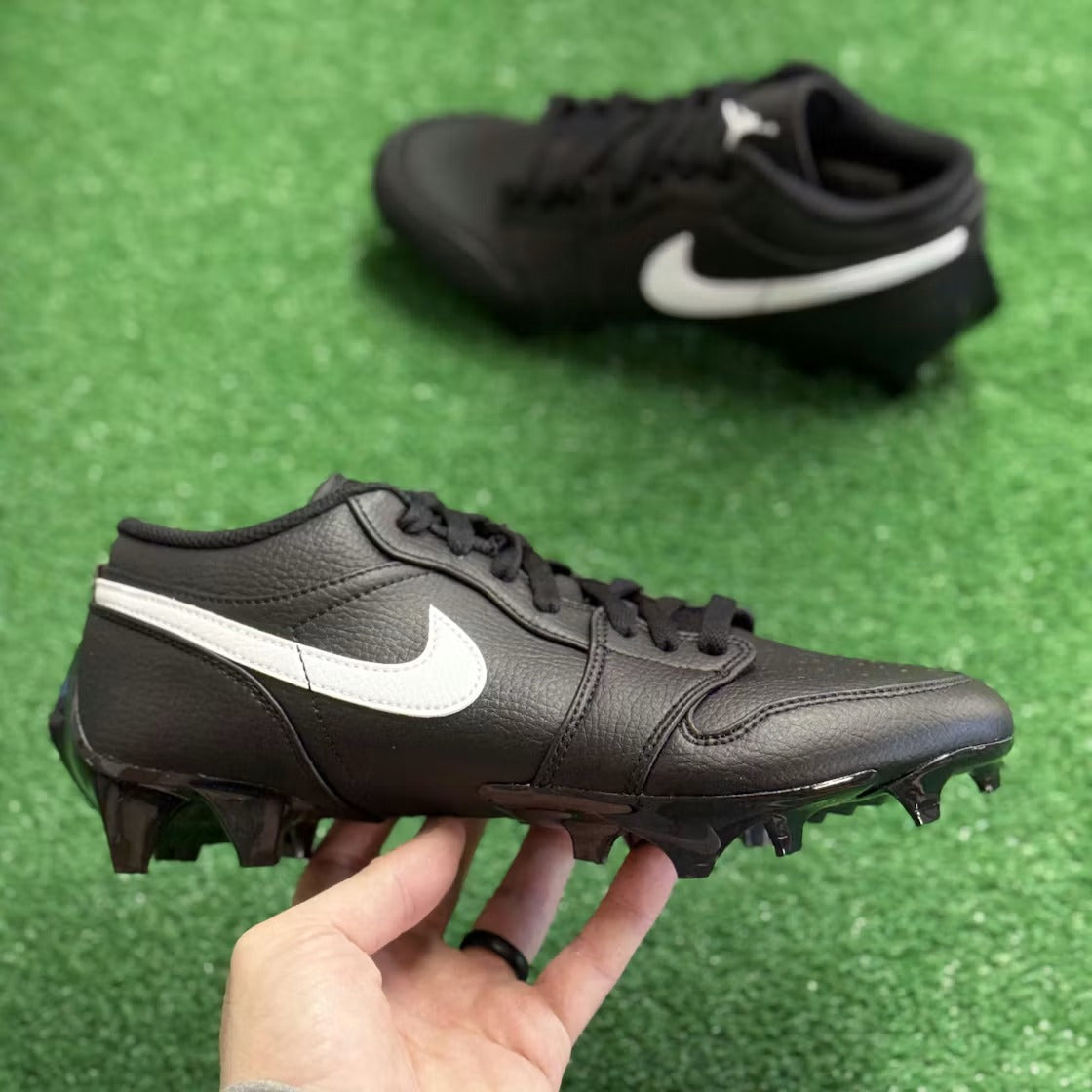 Air Jordan 1 Low TD Cleat Black White