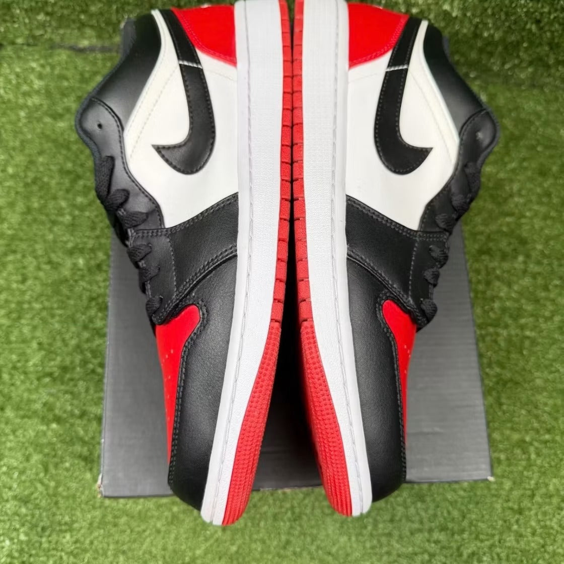 Air Jordan 1 Low Bred Toe 2.0
