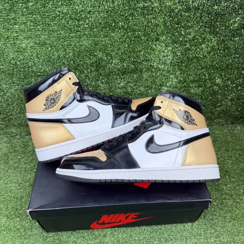 Air Jordan 1 Retro High NRG Patent Gold Toe