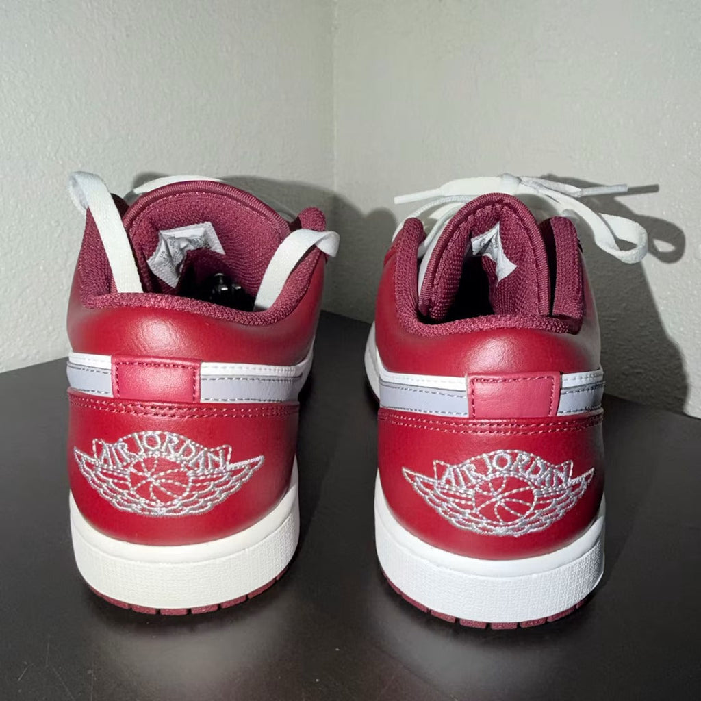 Air Jordan 1 Low White Bordeaux