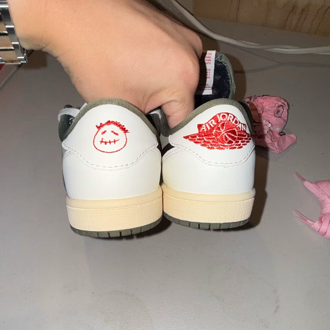 Air Jordan 1 Retro Low OG SP Travis Scott Medium Olive (PS)