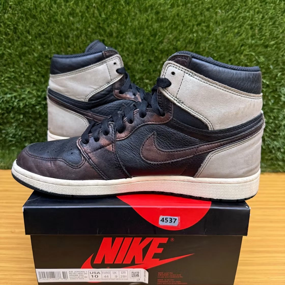 Air Jordan 1 Retro High Light Army Rust Shadow Patina