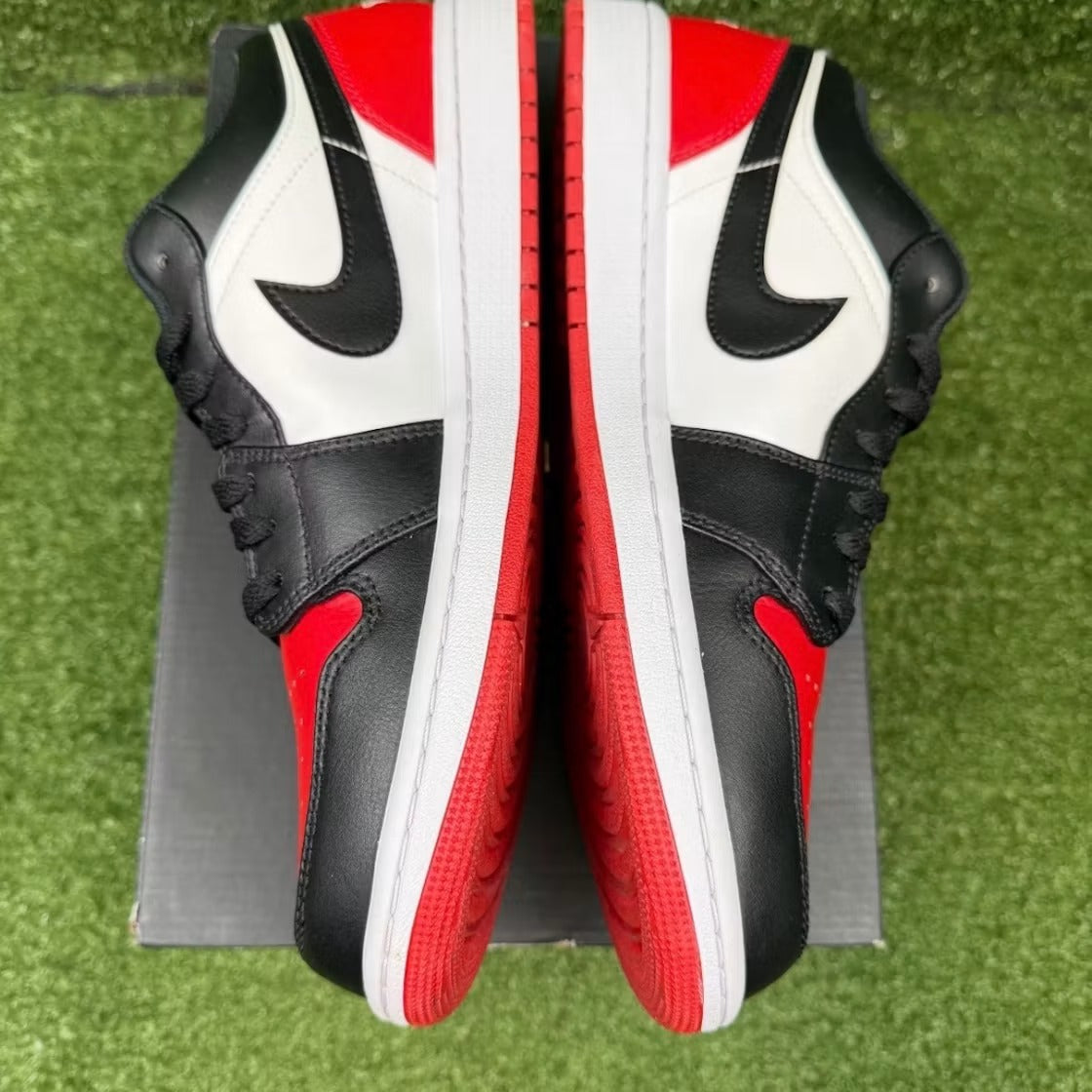 Air Jordan 1 Low Bred Toe 2.0