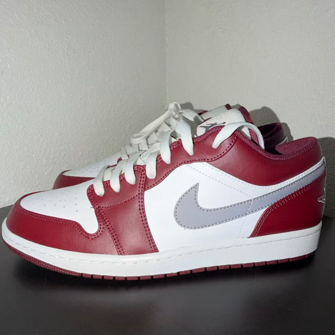 Air Jordan 1 Low White Bordeaux