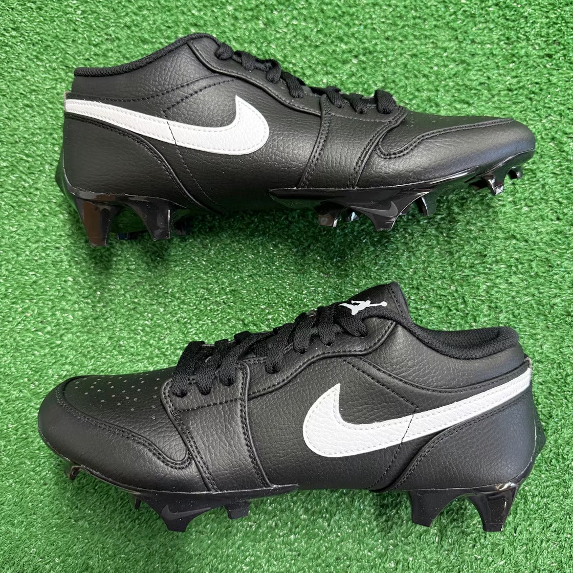 Air Jordan 1 Low TD Cleat Black White