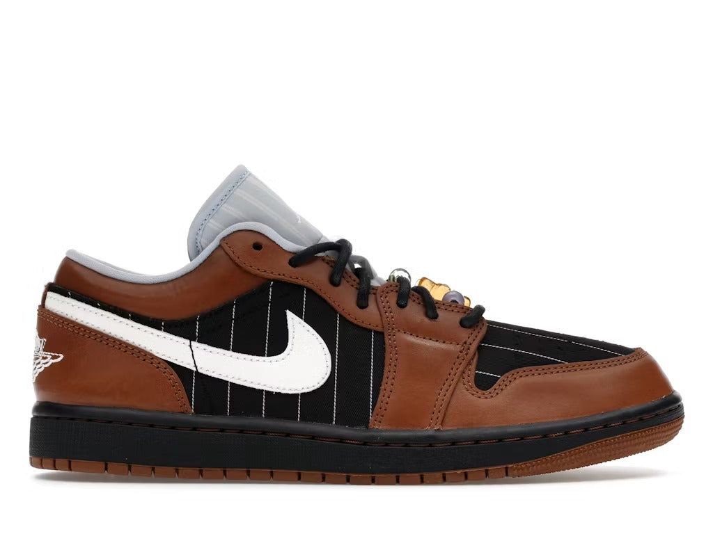 Air Jordan 1 Low SE Black Sail Light British Tan