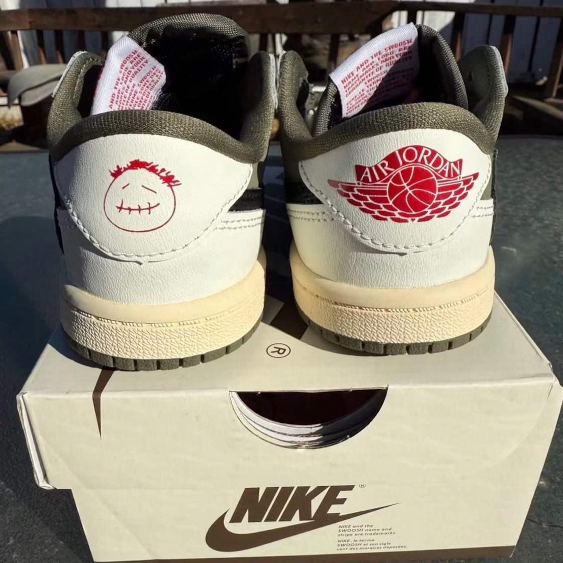 Air Jordan 1 Retro Low OG SP Travis Scott Medium Olive (TD)