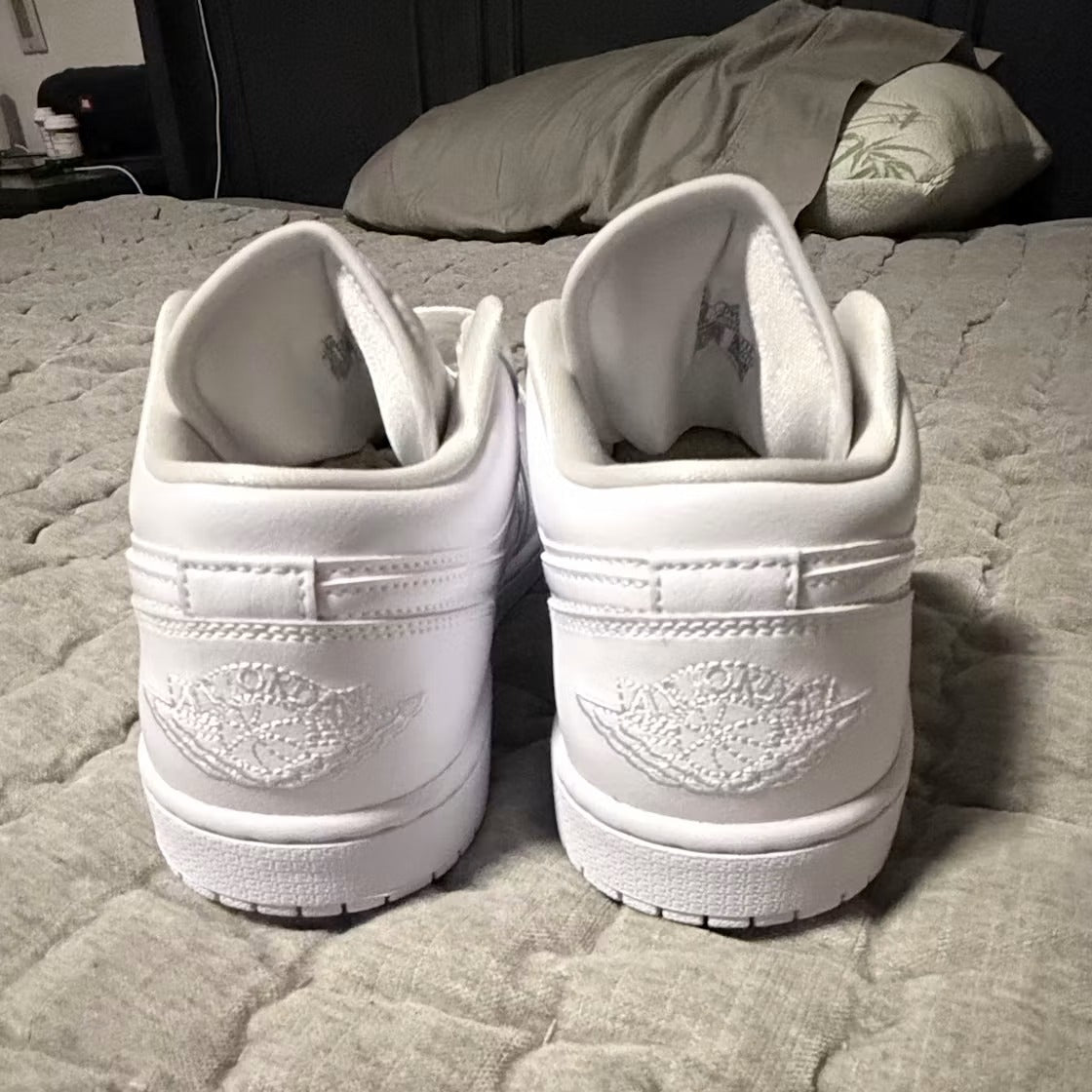 Air Jordan 1 Low Triple White (2022) (Women's)