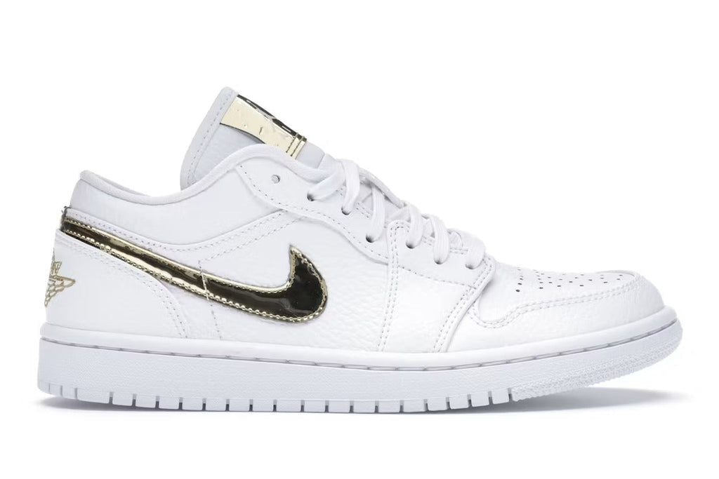 Air Jordan 1 Low White Metallic Gold (Women's)