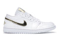 Air Jordan 1 Low White Metallic Gold (Women's)