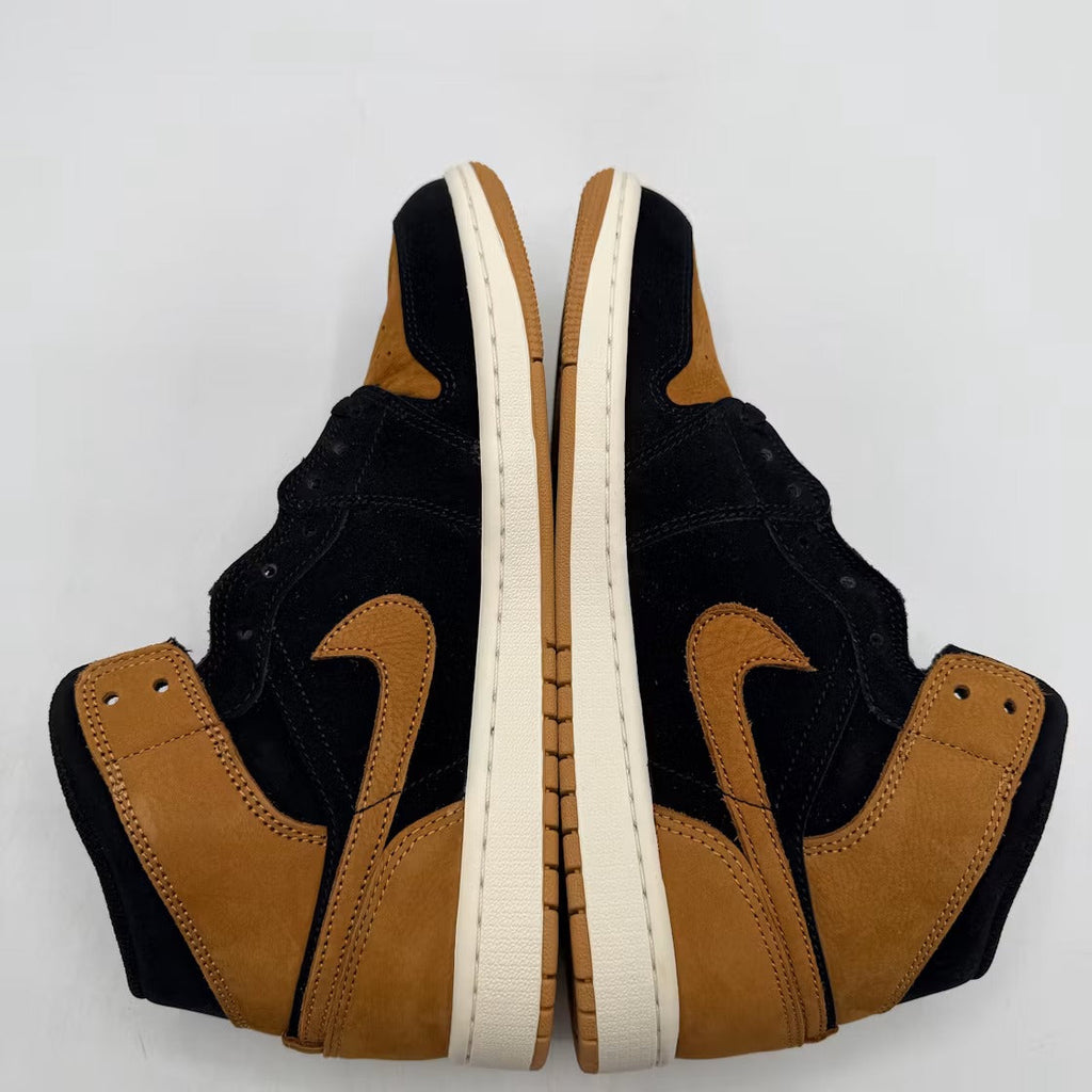 Air Jordan 1 Mid SE Black Flax