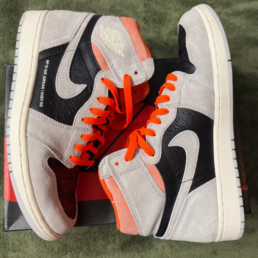 Air Jordan 1 Retro High Neutral Grey Hyper Crimson