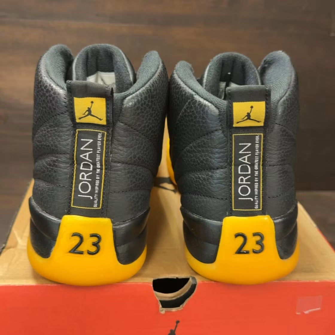 Air Jordan 12 Retro Black University Gold
