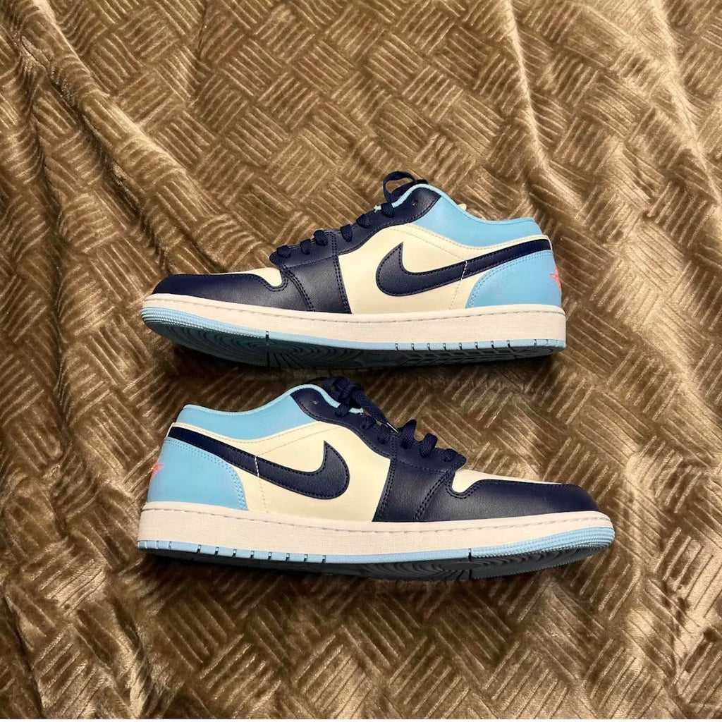 Air Jordan 1 Low Sail Blue Chill