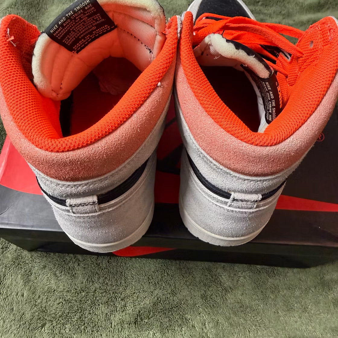 Air Jordan 1 Retro High Neutral Grey Hyper Crimson