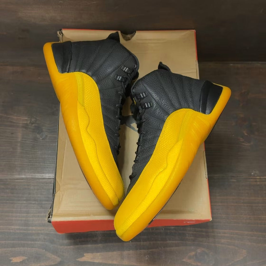 Air Jordan 12 Retro Black University Gold