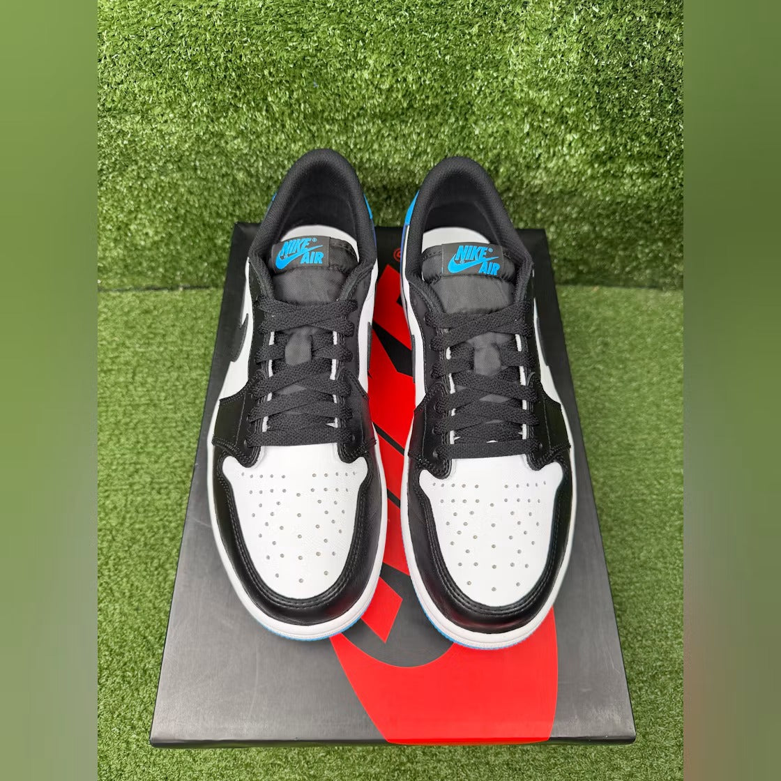 Air Jordan 1 Retro Low OG Black Dark Powder Blue