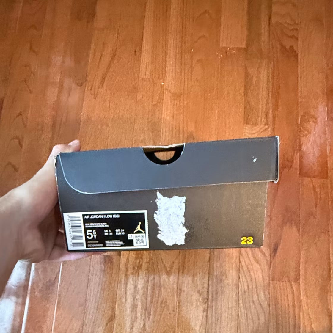 Air Jordan 1 Low Bred Toe (GS)