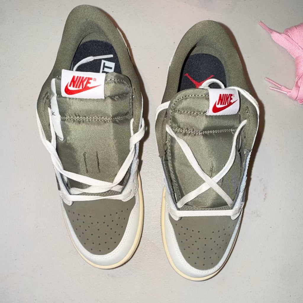 Air Jordan 1 Retro Low OG SP Travis Scott Medium Olive (PS)