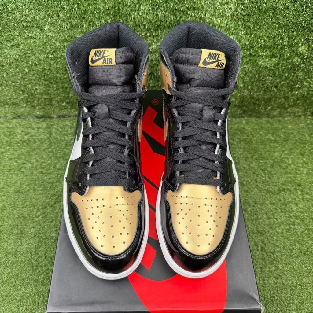 Air Jordan 1 Retro High NRG Patent Gold Toe