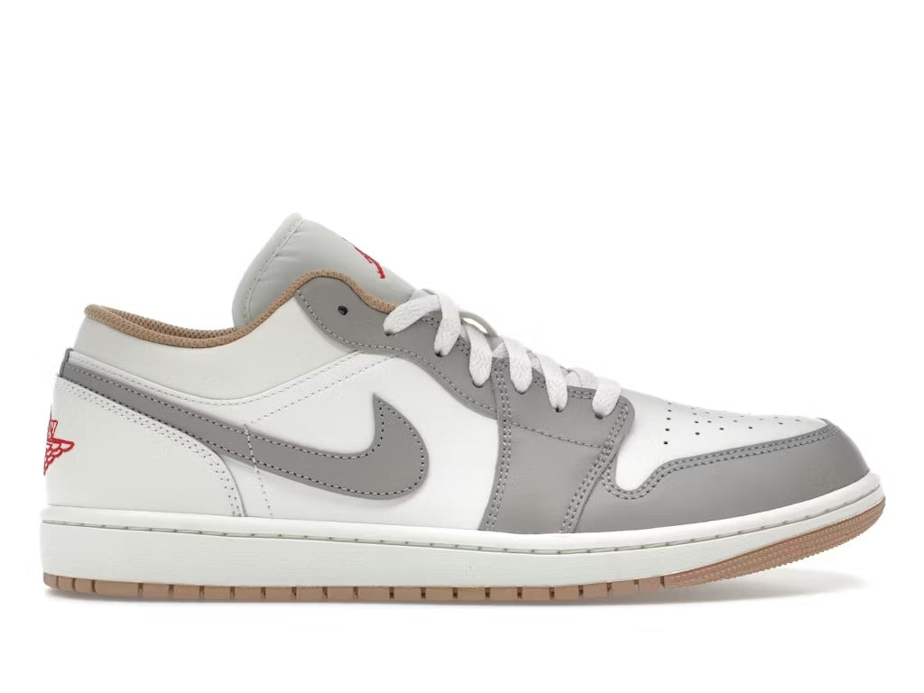 Air Jordan 1 Low Sail College Grey Rattan