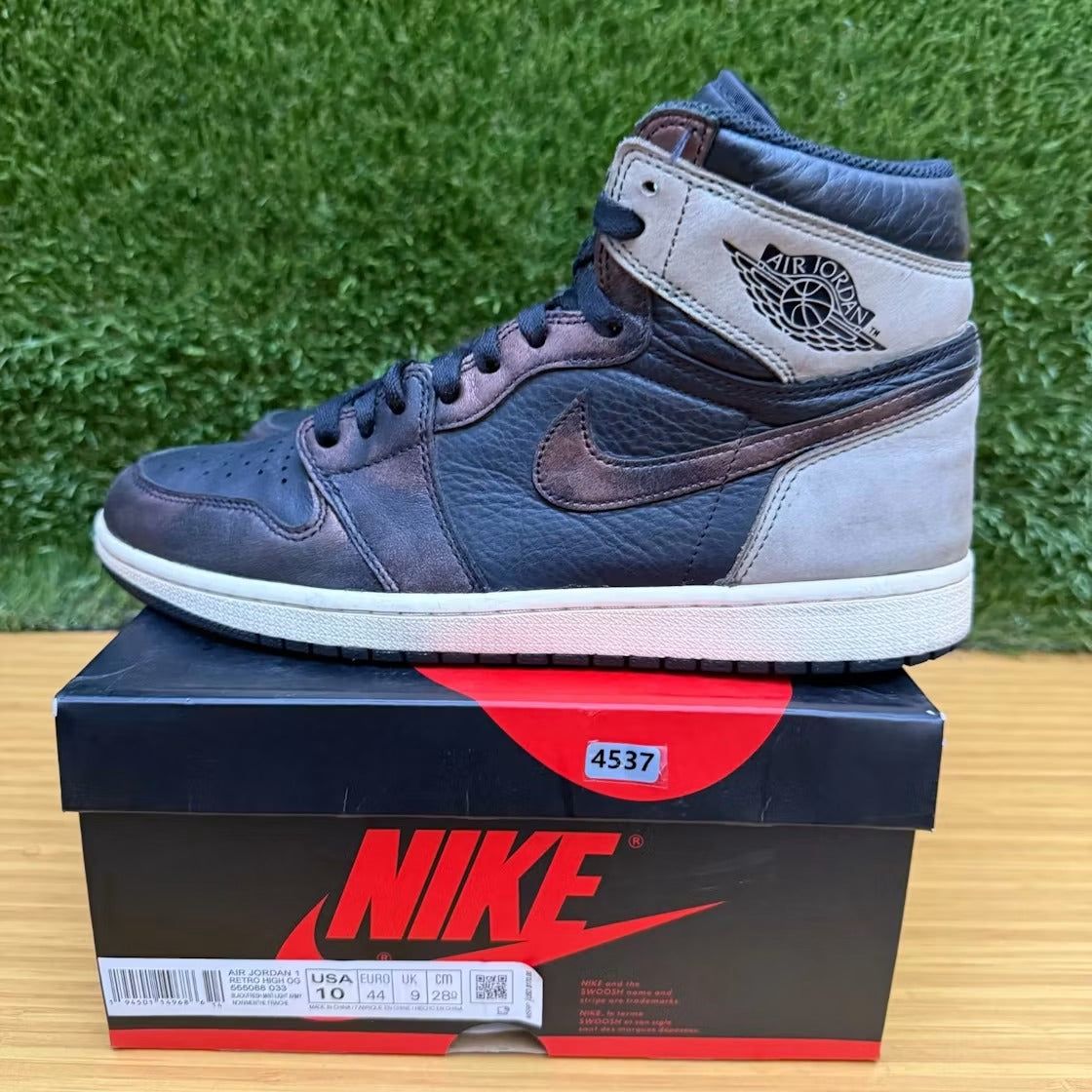 Air Jordan 1 Retro High Light Army Rust Shadow Patina