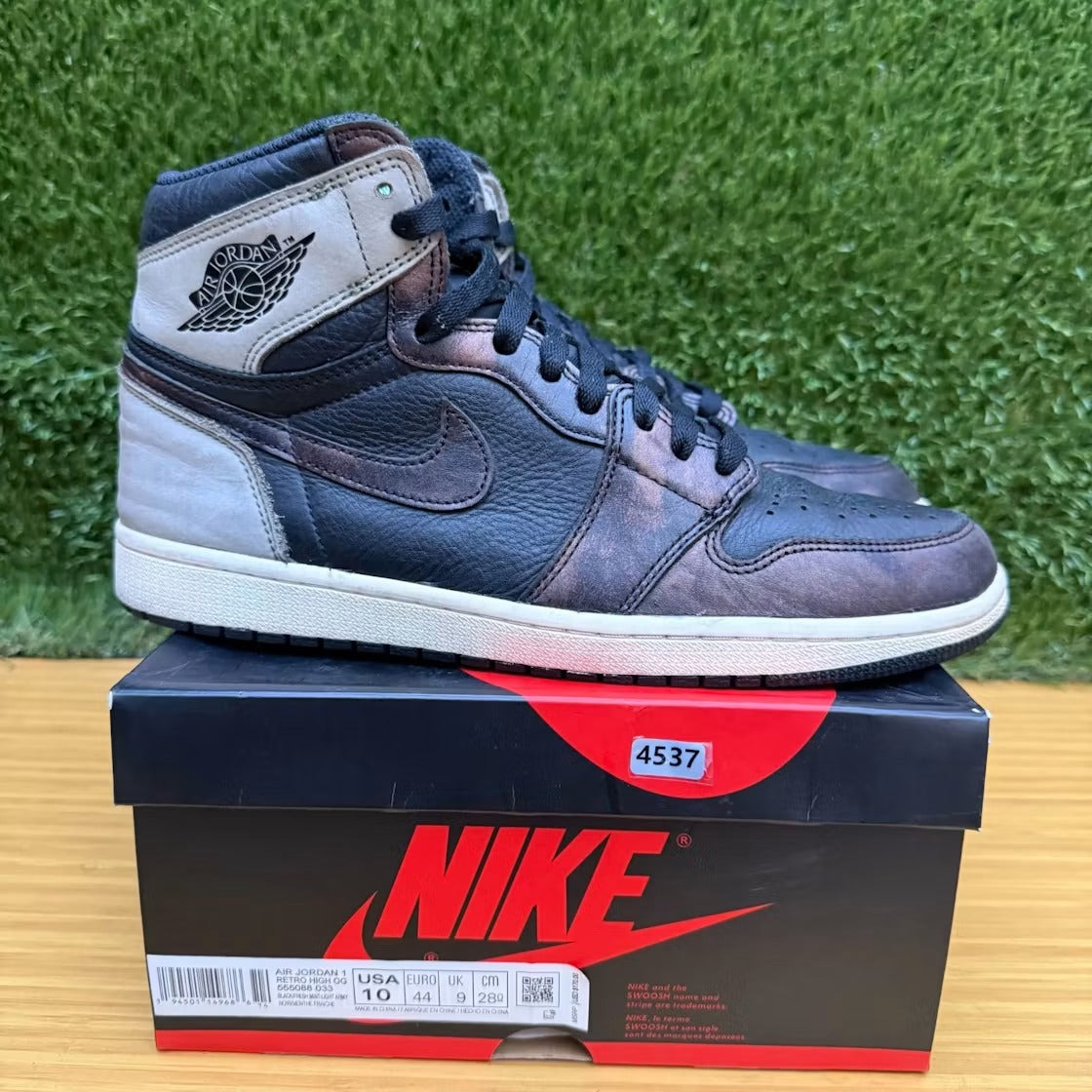 Air Jordan 1 Retro High Light Army Rust Shadow Patina