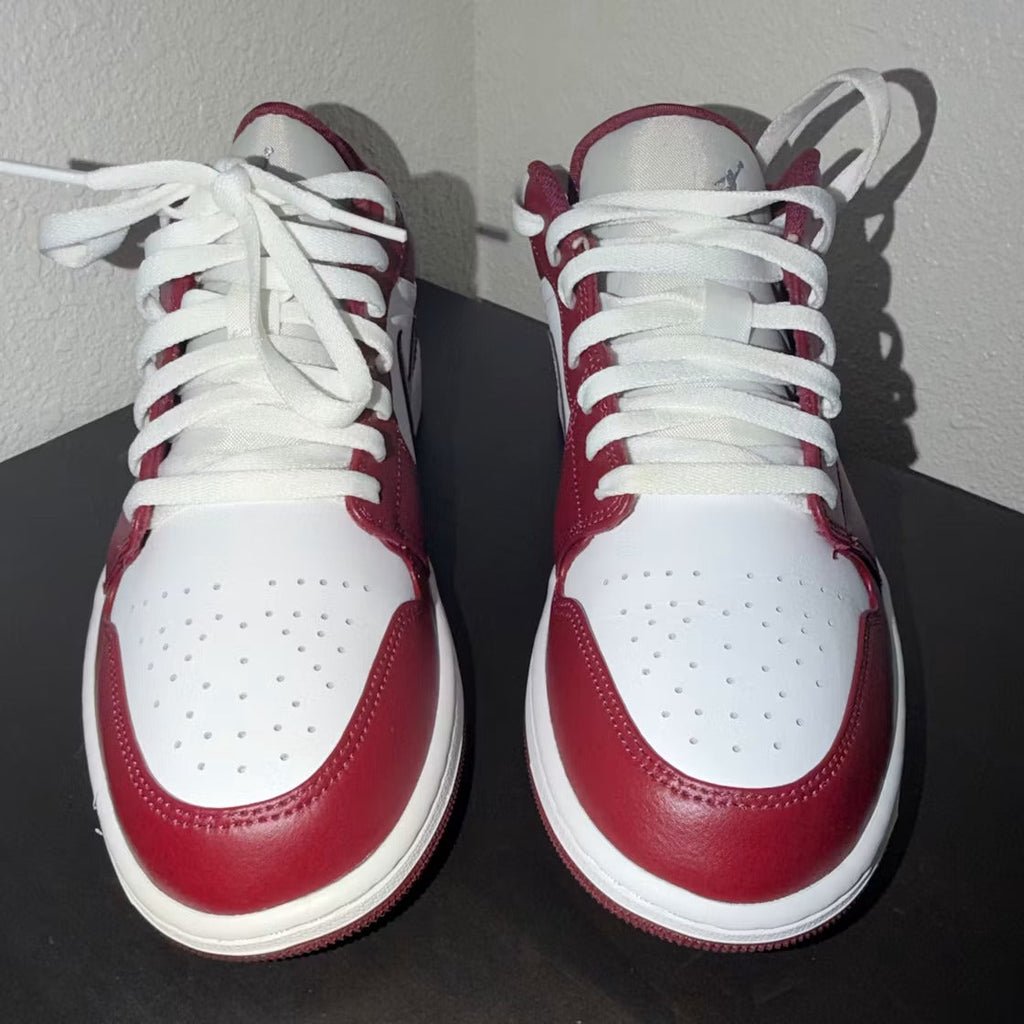 Air Jordan 1 Low White Bordeaux
