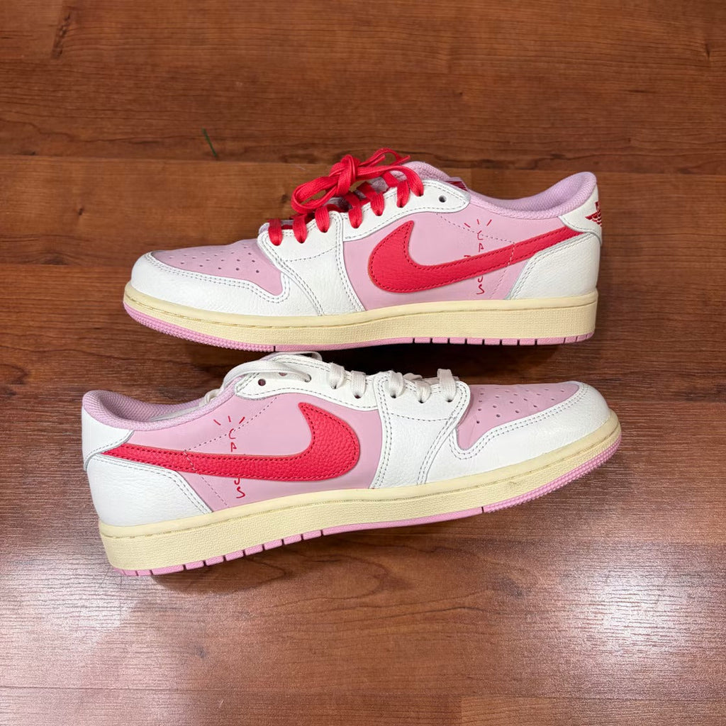 Air Jordan 1 Retro Low OG SP Travis Scott Sail Tropical Pink