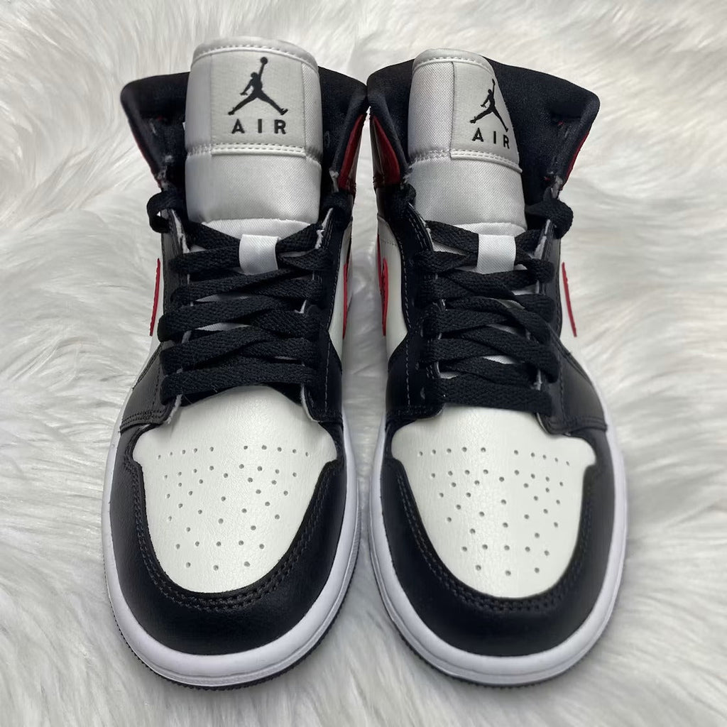Air Jordan 1 Mid Gym Red Off Noir (Women's)