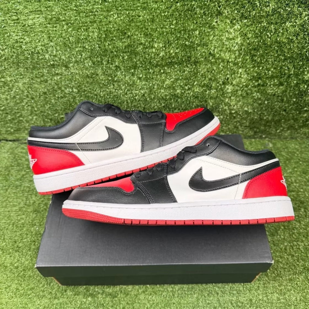 Air Jordan 1 Low Bred Toe 2.0