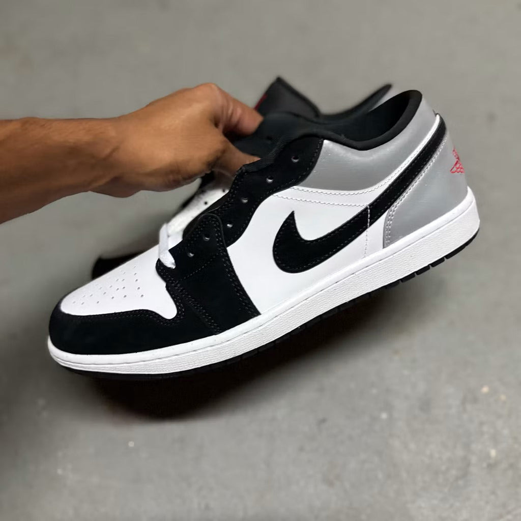 Air Jordan 1 Low SE White Fire Red Black Matte Silver