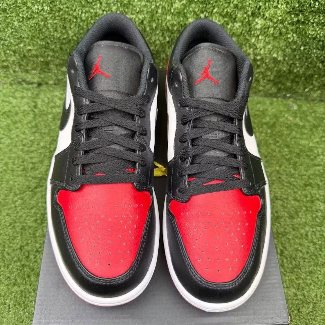 Air Jordan 1 Low Bred Toe 2.0