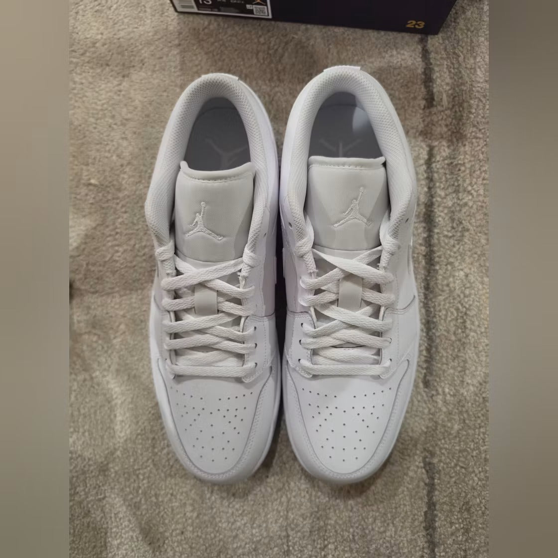 Air Jordan 1 Low Triple White